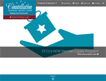 Tablet Screenshot of constellationfcu.org